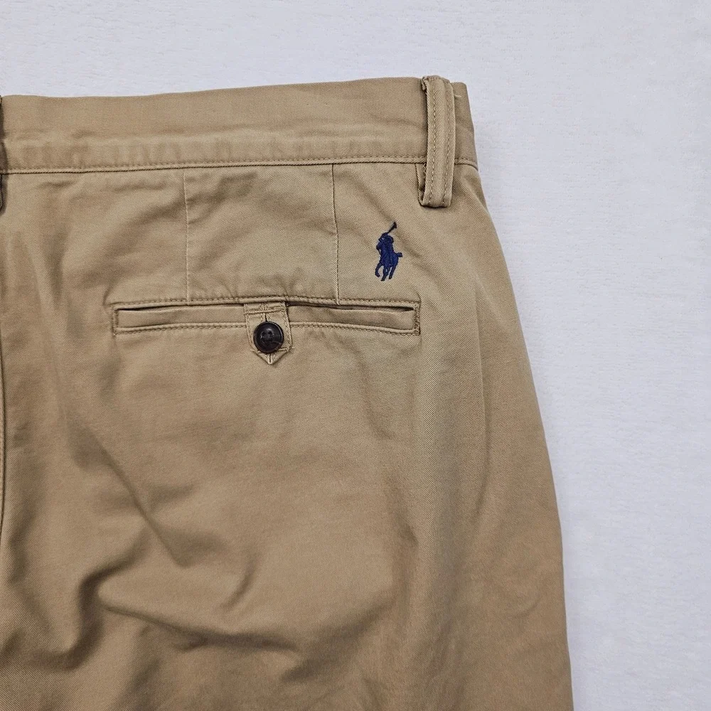 Polo Ralph Lauren Pants‎ Mens 35W 32L Khaki Chino Classic Twill Straight Stretch